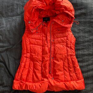 New Without Tags Cole Haan Orversized Hooded Puffer Vest. Size Small.